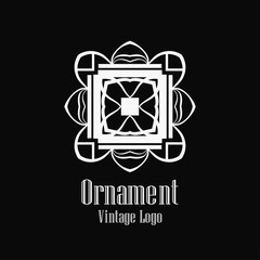 Art deco vintage logo