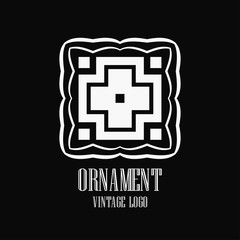 Obraz premium Art deco vintage logo