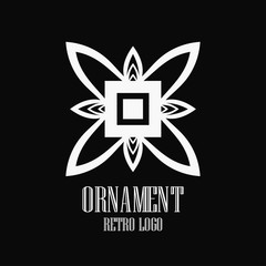 Art deco vintage logo