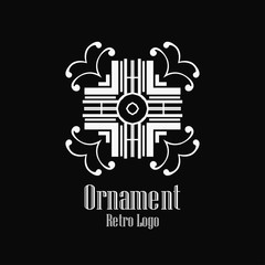 Art deco vintage logo