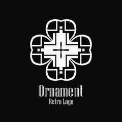 Art deco vintage logo