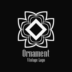 Art deco vintage logo