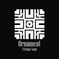 Art deco vintage logo