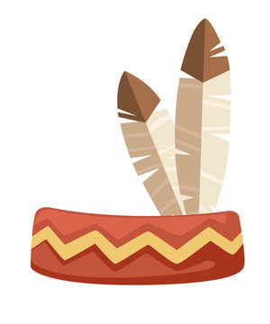 Indian Feather Hat Clipart