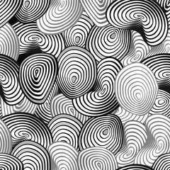 Black and white pattern with abstract waves. Can be used for desktop wallpaper or poster,for pattern fills, surface textures, web page backgrounds, textile and more.