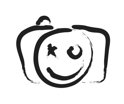Happy Face Smile Icon, art vector design
