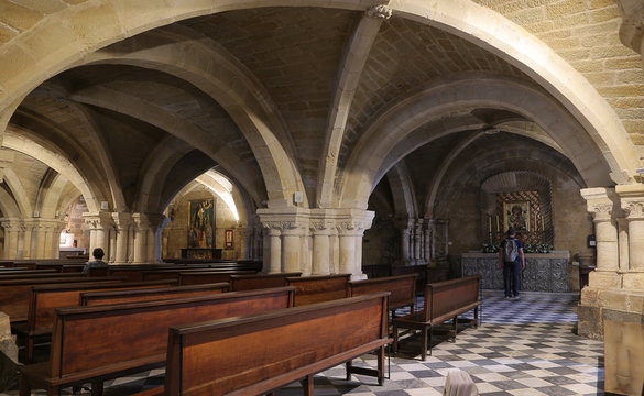 Cripta de la Catedral o Iglesia del Cristo. Santander, Cantabria