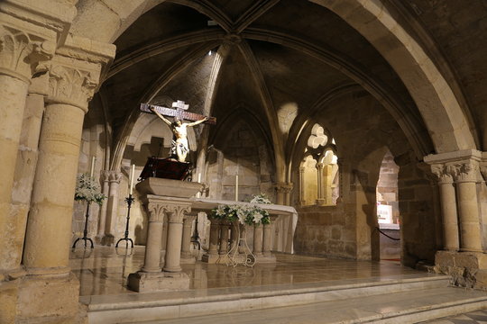 Cripta de la Catedral o Iglesia del Cristo. Santander, Cantabria