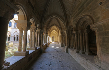 Fototapeta premium Monasterio de Santa María La Real en Aguilar de Campoo, Palencia, España