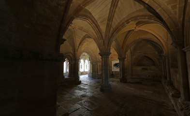 Monasterio de Santa María La Real en Aguilar de Campoo, Palencia, España