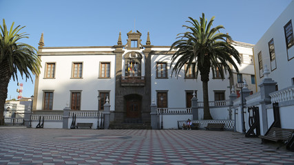Fototapeta na wymiar Ayuntamiento de Valverde, El Hierro, Tenerife