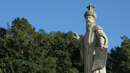 Fototapeta premium El Santuario del Bom Jesus en Braga, Portugal