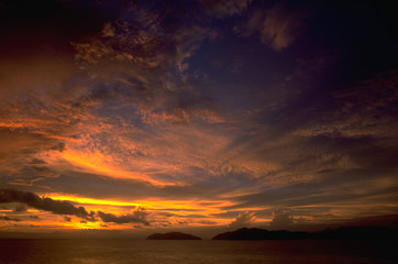 Sunset at Jaco Beach in Costa Rica