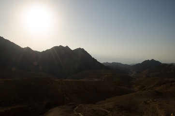 Wandern in der Wüste