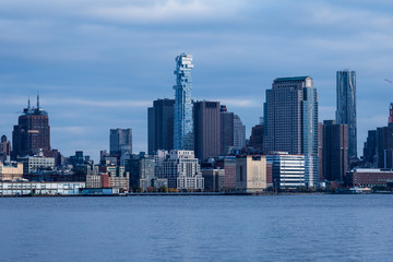 Fototapeta na wymiar New York City view from Hoboken, NJ