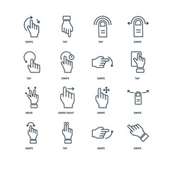 Set Of 16 Universal Editable Icons. Includes Elements Such As Sw