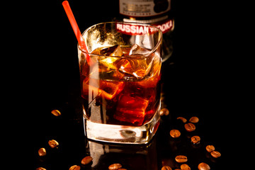 Black Russian cocktail is One of the official cocktails of the international bartending Association (IBA),