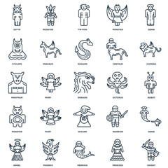 Set Of 25 Universal Editable Icons. Includes Elements Such As Kn
