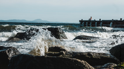 The breath of the sea