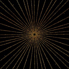 Gold burst background