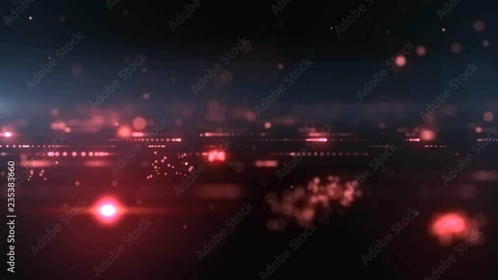 Poster abstract background with animation falling glittering particles as festive rain. 4k, ultra hd resolu