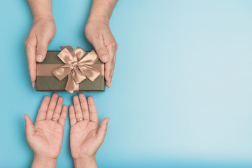 Giving Christmas presents