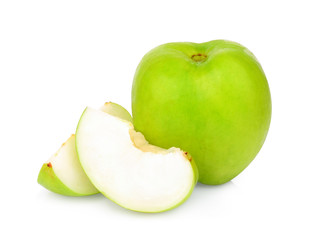 monkey apple or jujube with slices isolated on the white background