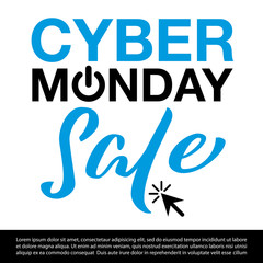 Cyber Monday  Sale Banner Template