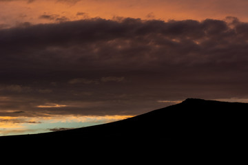 Obraz premium sunset in the desert of southern Idaho