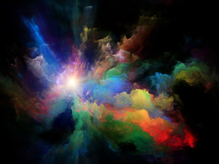 Obraz na płótnie Canvas Waves of Color Motion