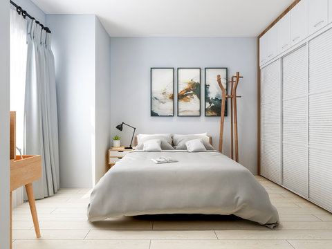 Modern European bedroom design