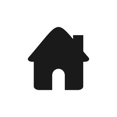 Home icon. House vector icon