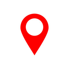 Maps pin. Location pin. Pin icon vector. Location map icon.