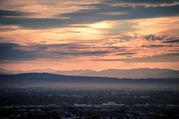 Early morning sunrise over valley of fire and las vegas © digidreamgrafix