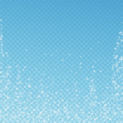 Beautiful snowfall Christmas background. Subtle fl