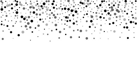 Scattered random black dots. Dark points dispersio