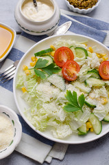 Traditional vegetable salad