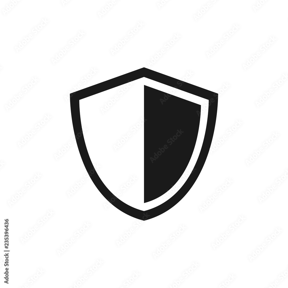 Poster shield vector icon. protection icon vector. security vector icon