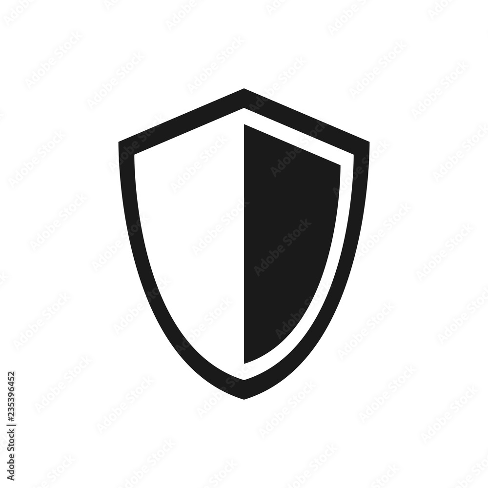 Poster shield vector icon. protection icon vector. security vector icon