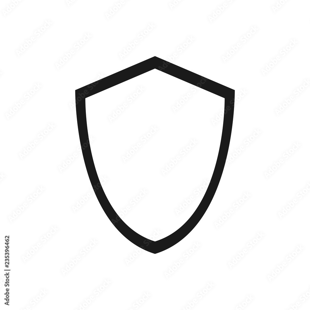 Poster shield vector icon. protection icon vector. security vector icon