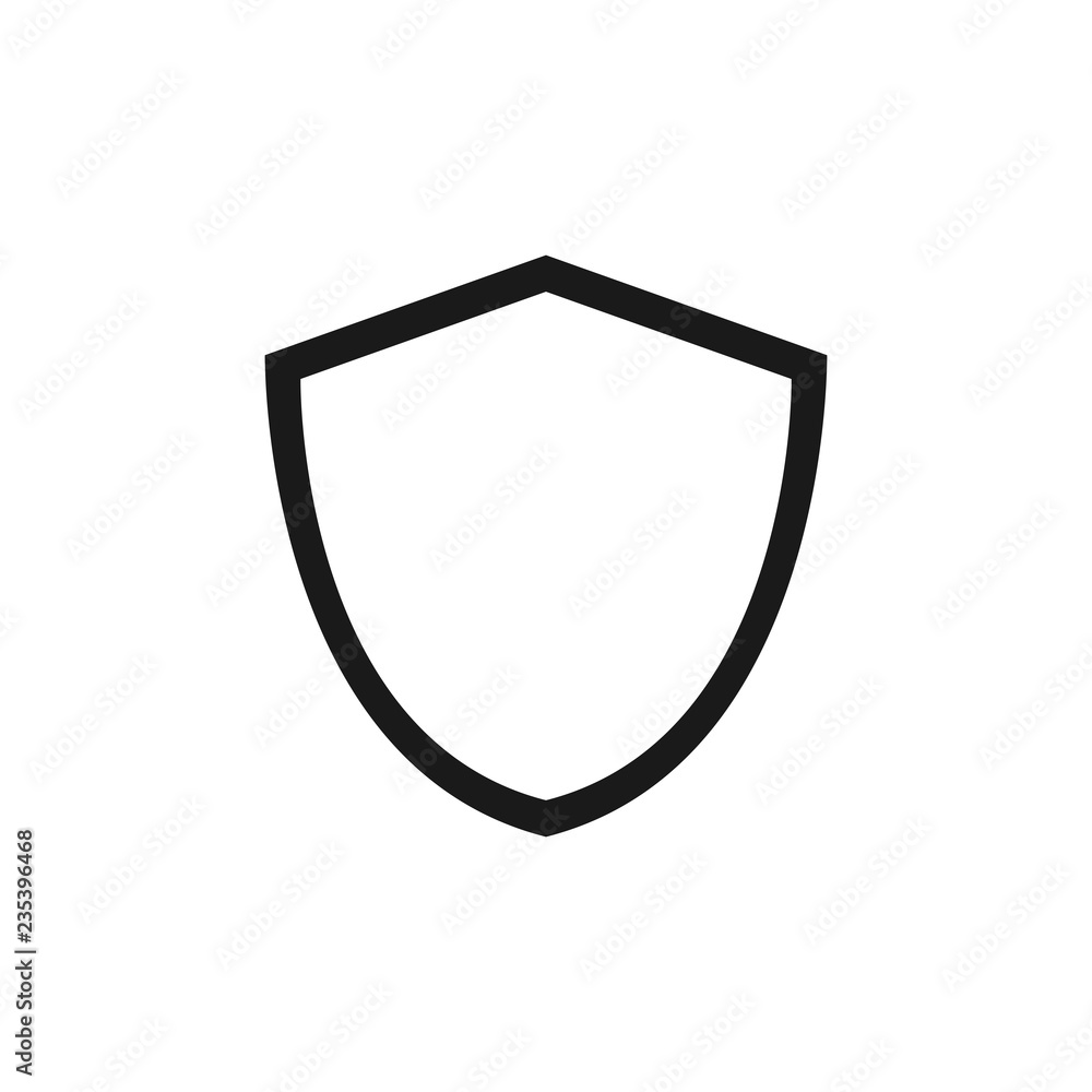 Poster shield vector icon. protection icon vector. security vector icon