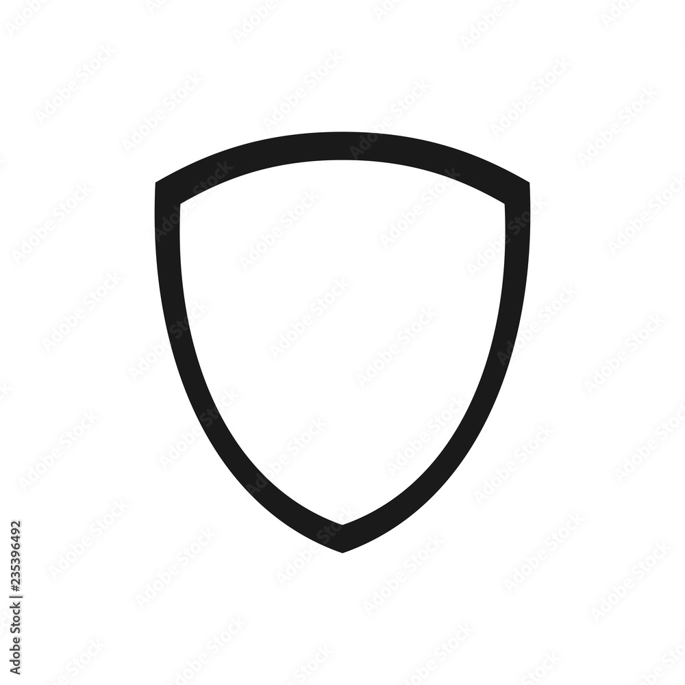 Poster shield vector icon. protection icon vector. security vector icon