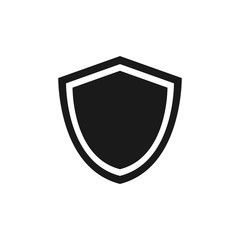 Shield vector icon. Protection icon vector. Security vector icon