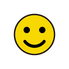 Fototapeta premium Smile icon. Happy face symbol.Smile icon for your web design.