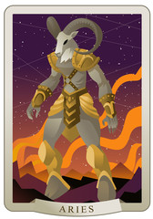 aries zodiac creature