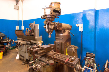 Detail of Stamping machine