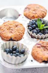 Blueberry muffins