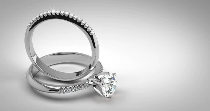 Solitaire Wedding Diamond Rings