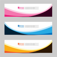 Fototapeta premium Vector abstract geometric design banner web template.