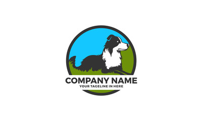 Dog Animal Character Logo Mascot Template